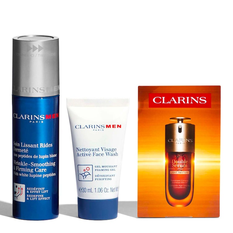 Coffret Soin Lissant Rides Fermeté ClarinsMen -Soin anti-âge