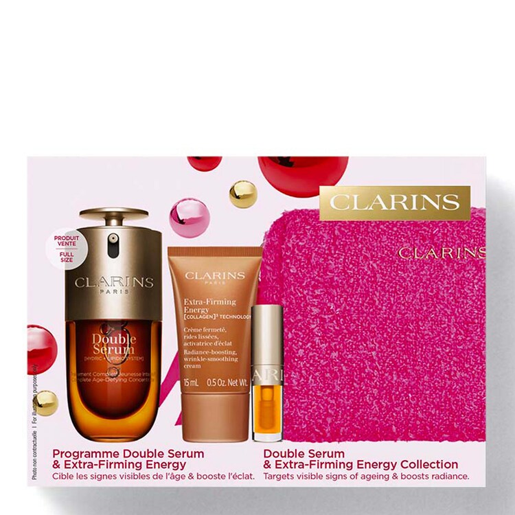  Coffret Soin Anti-âge - Double Serum & Extra-Firming Energy
