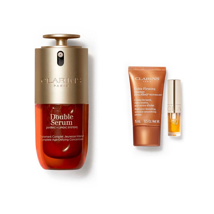Il rituale Double Serum - set viso anti-età rimpolpante