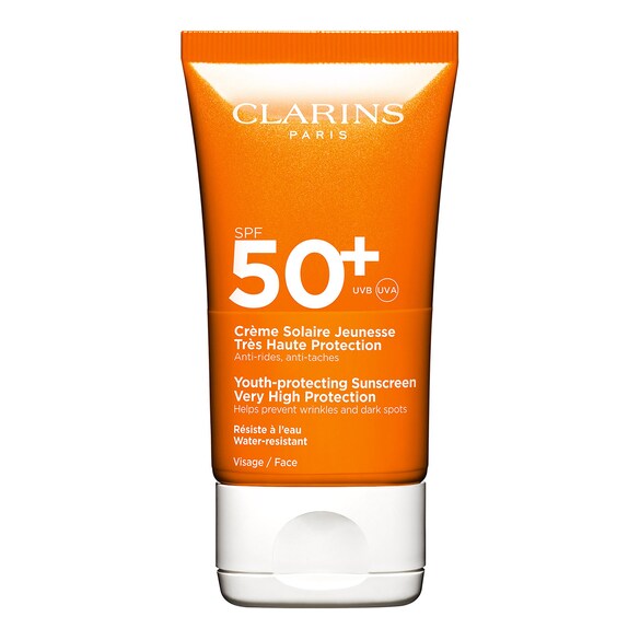 CLARINS Crema Solare Viso 50 + SPF Jeunesse Protezione Molto Alta 50 ml - Immagine 7