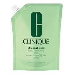 All About Clean - Recharge Savon Visage Liquide Doux &ndash; Peaux s&egrave;ches &agrave; mixtes, CLINIQUE