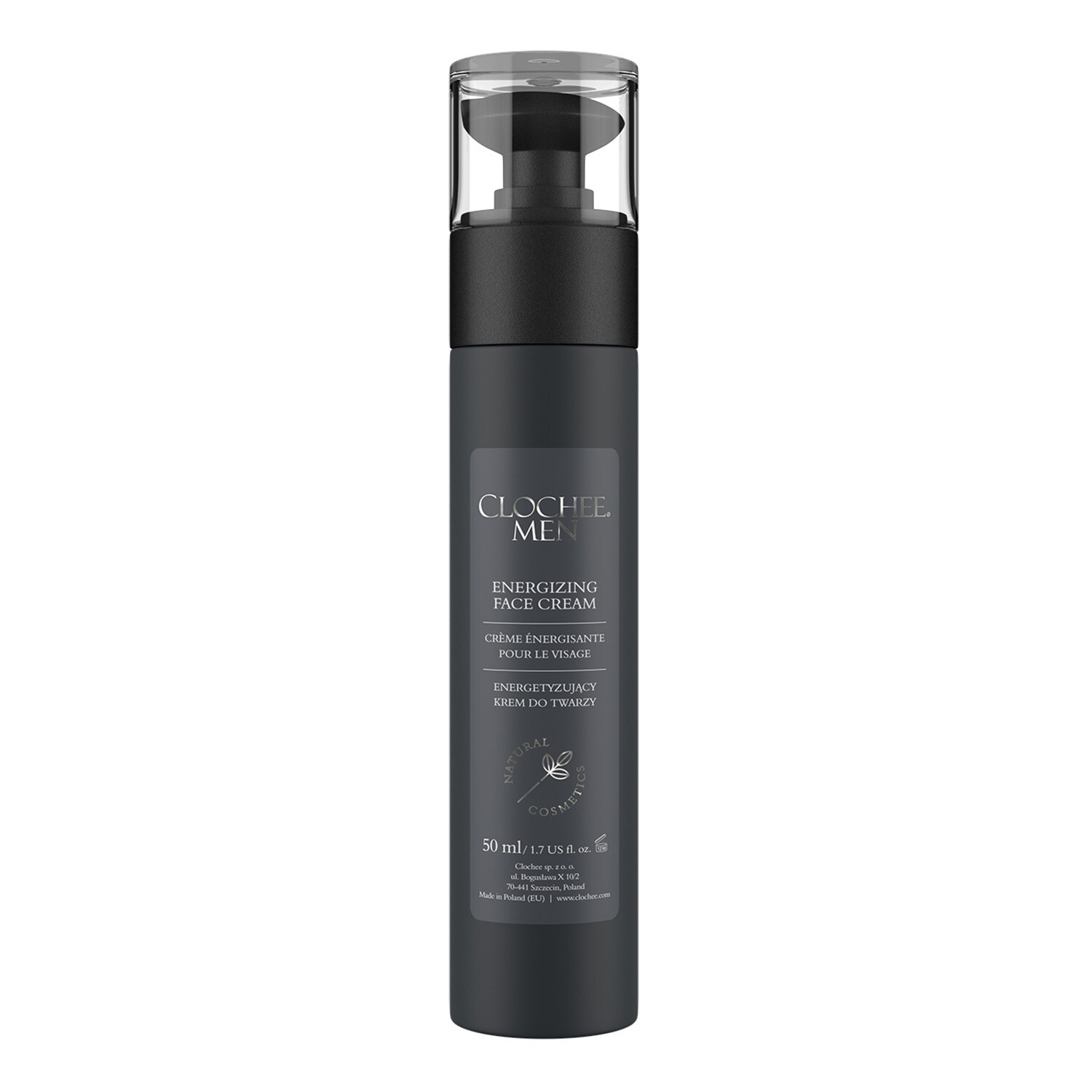 Мужская косметика для лица - Крем для ухода за кожей Clochee Energizing face cream, 50 мл