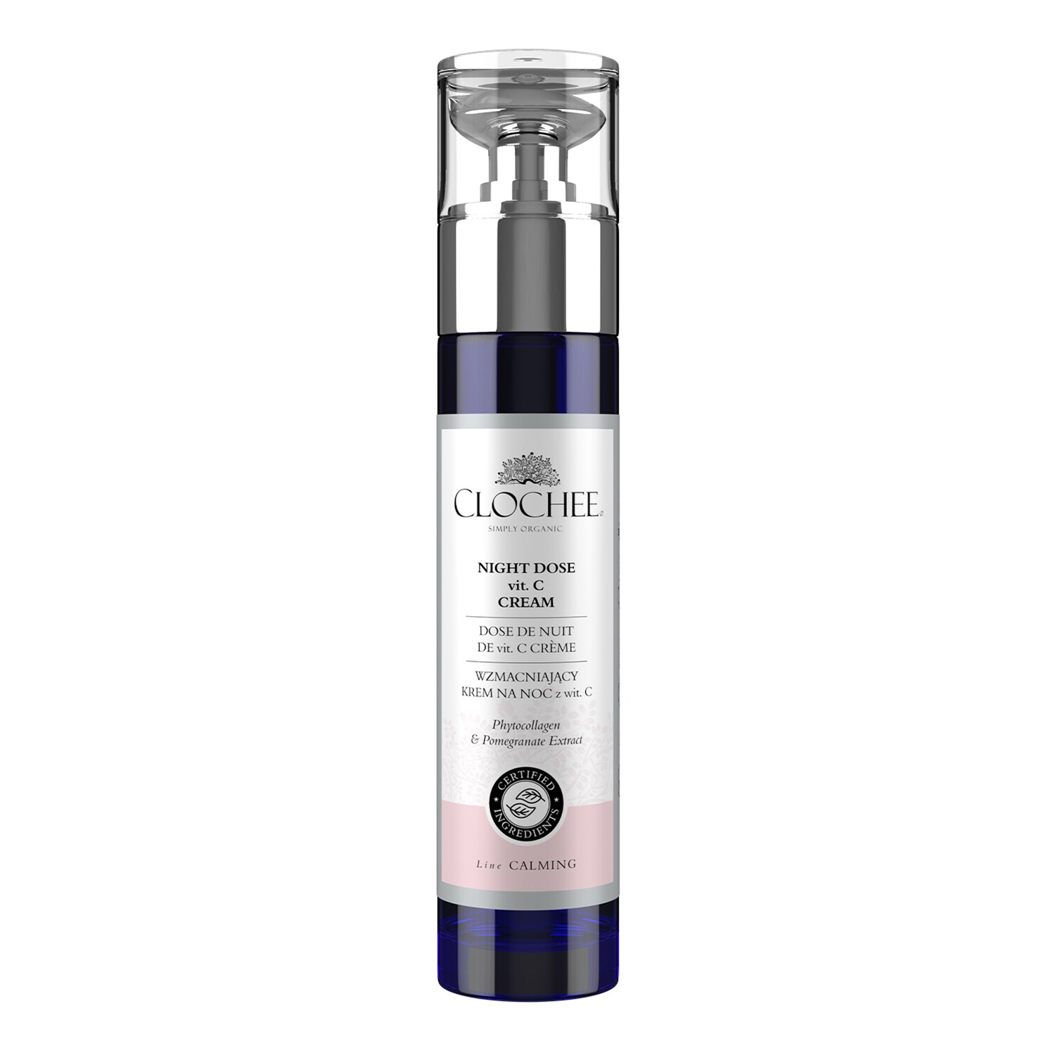 Clochee Night Dose Vit. C Cream крем для лица ночной с витамином C, 50 мл