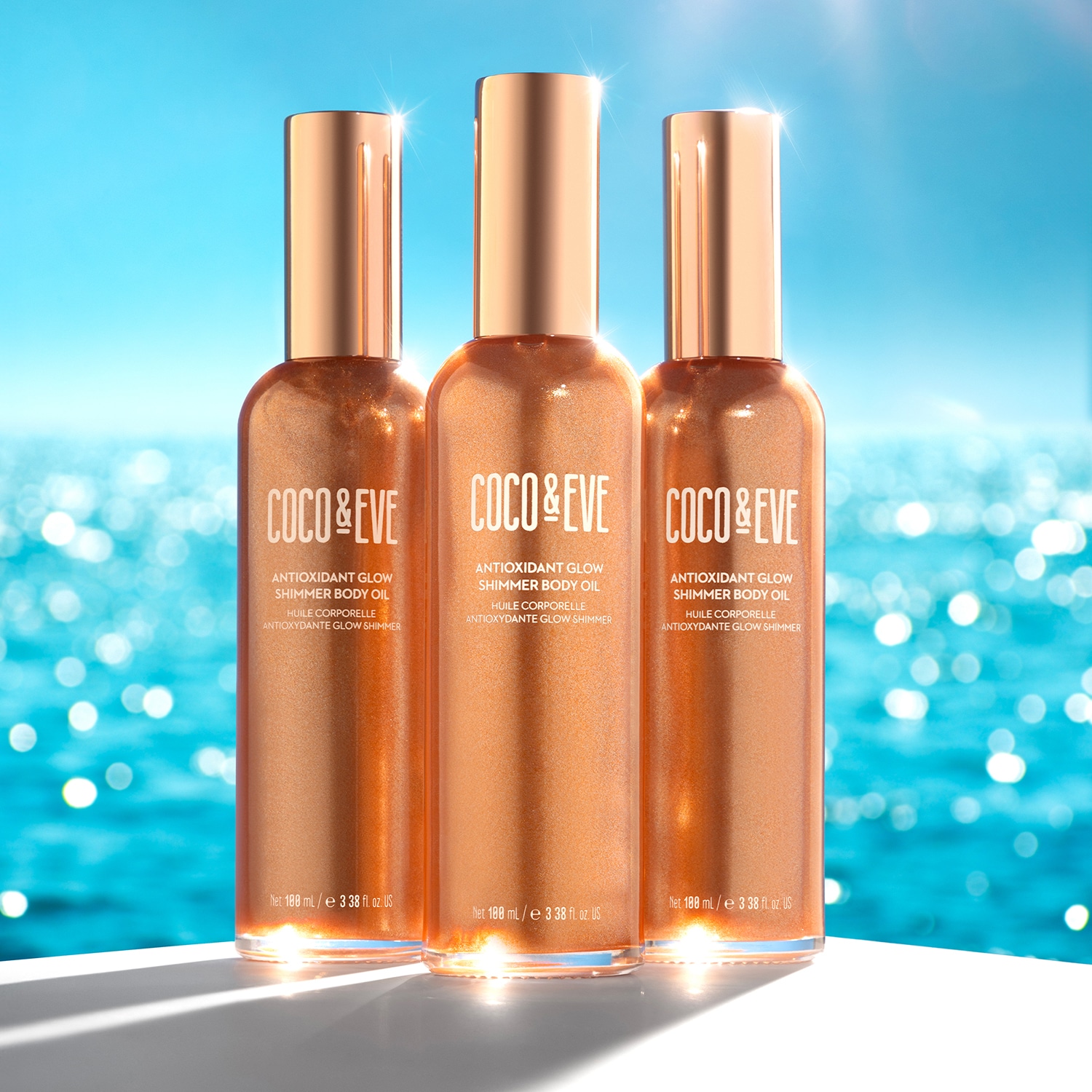 Sunny Honey Antioxidant Glow Shimmer Body Oil