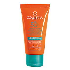 Crema Viso Solare Protezione Attiva Pelli Sensibili SPF 50+, COLLISTAR