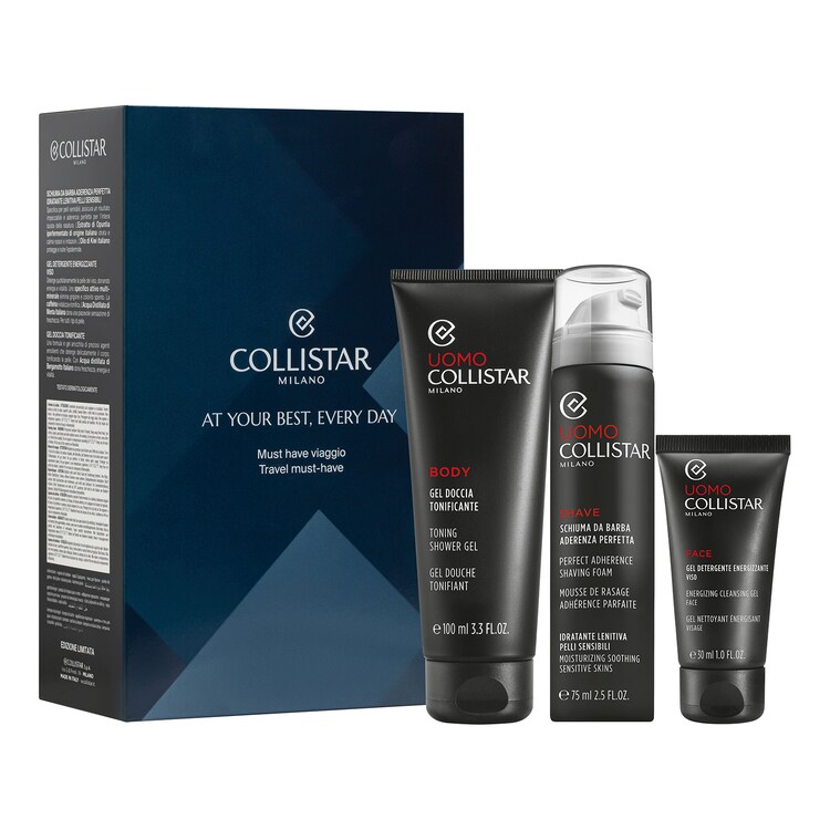 Schiuma + Detergente viso + Gel Doccia - SET MAN