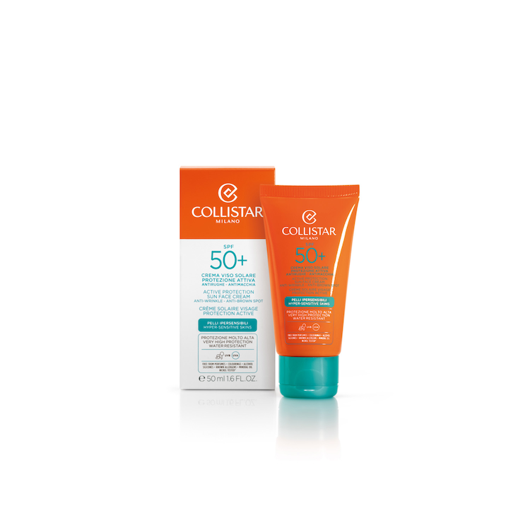 Crema Viso Solare Protezione Attiva Pelli Sensibili SPF 50+