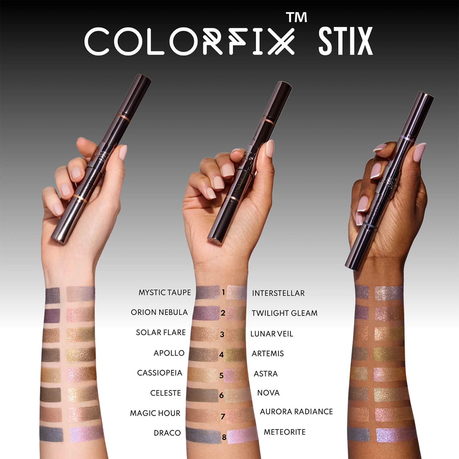 Colorfix Stix- Multi-Use Pearl Pigment Stick for Eye, Cheek & Lip