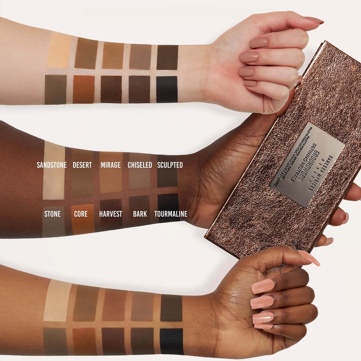 Groundwork Defining Neutrals - Palette for Eyes, Brows, Face & Lips