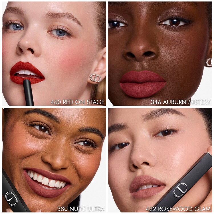 Rouge Dior On Stage - Rouge à lèvres longue tenue, 24 h sans transfert, fini mat