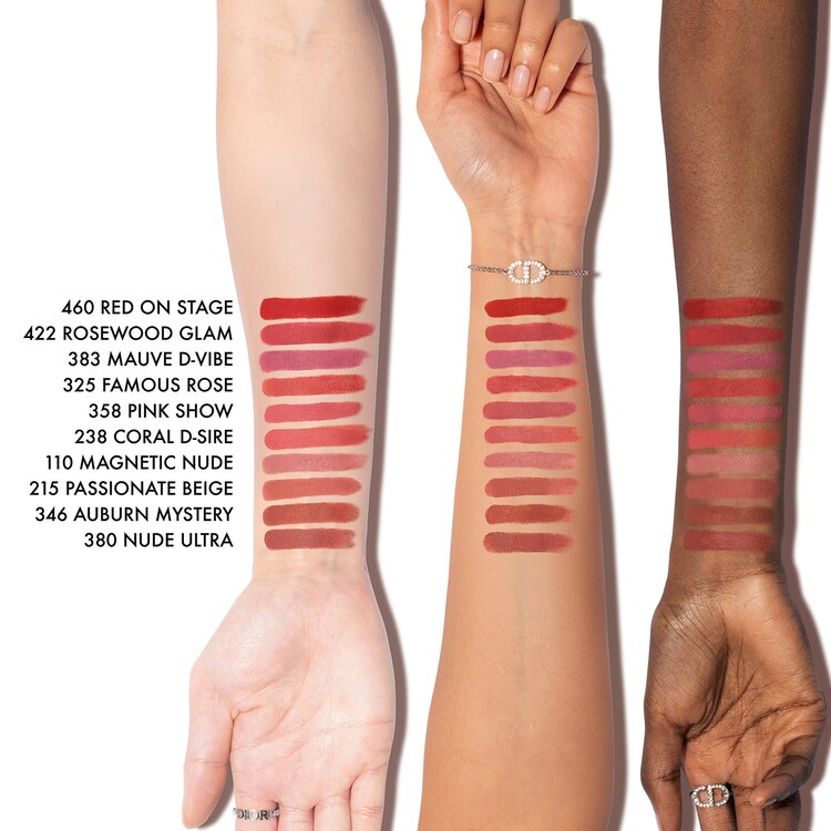 Rouge Dior On Stage - Rouge à lèvres longue tenue, 24 h sans transfert, fini mat