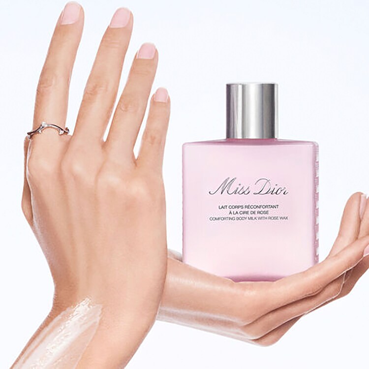 Miss Dior Comforting Body Milk with Rose Wax – Hydrating Body Milk
