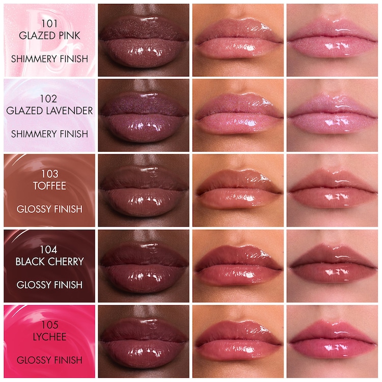 Dior Addict Lip Glow Butter - Soin des lèvres ultra brillant, peptide + céramide