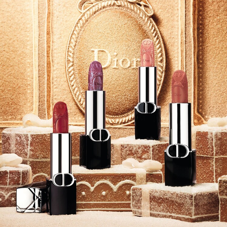 Rouge Dior - Édition limitée, rouge à lèvres finis velours, satin et pailleté