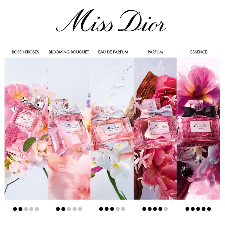 Miss Dior Rose N'Roses Eau de toilette för kvinnor - Blommiga och fräscha noter