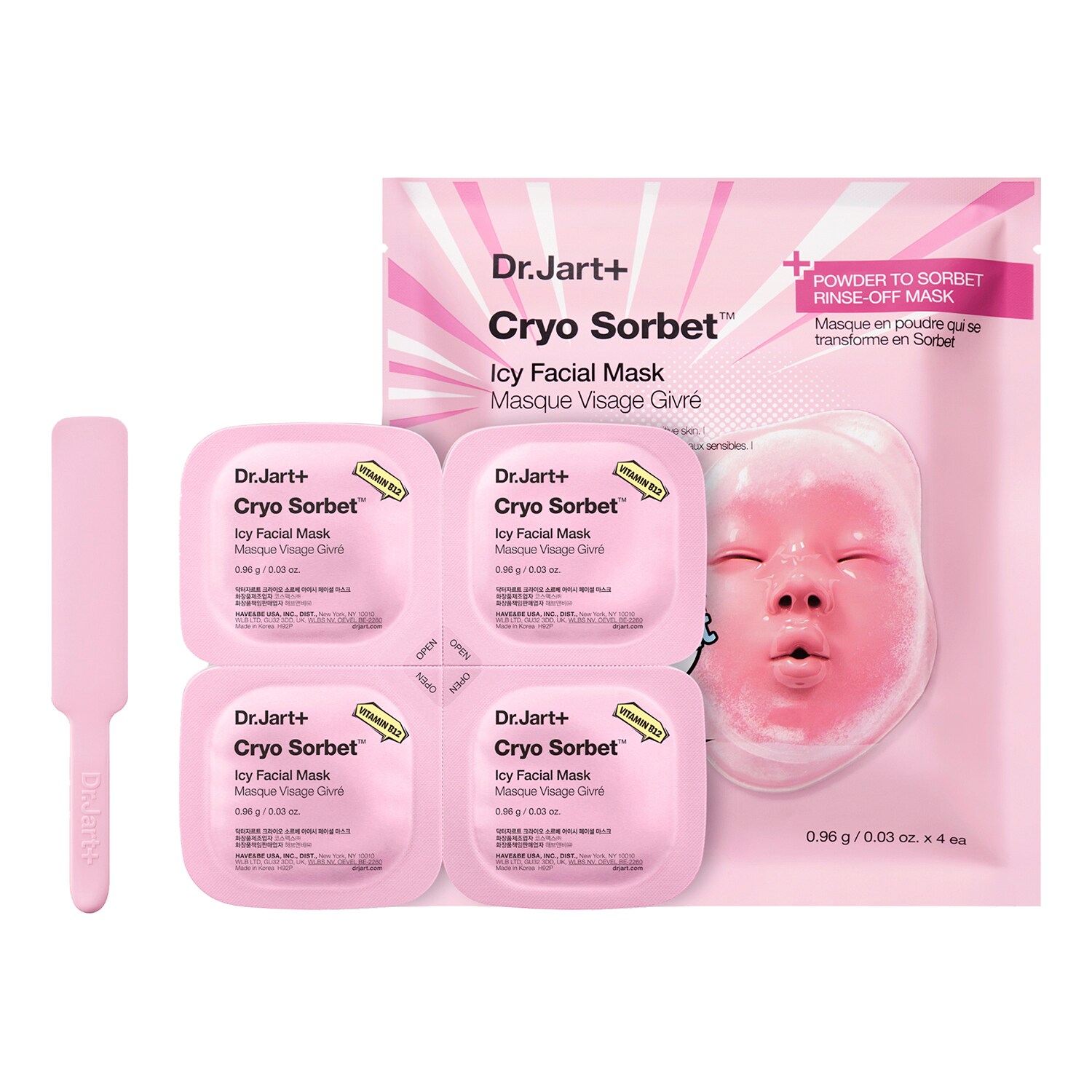 Dr. Jart+ Cryo Sorbet Icy Facial Mask hydratační maska s chladivým účinkem 3.06 g