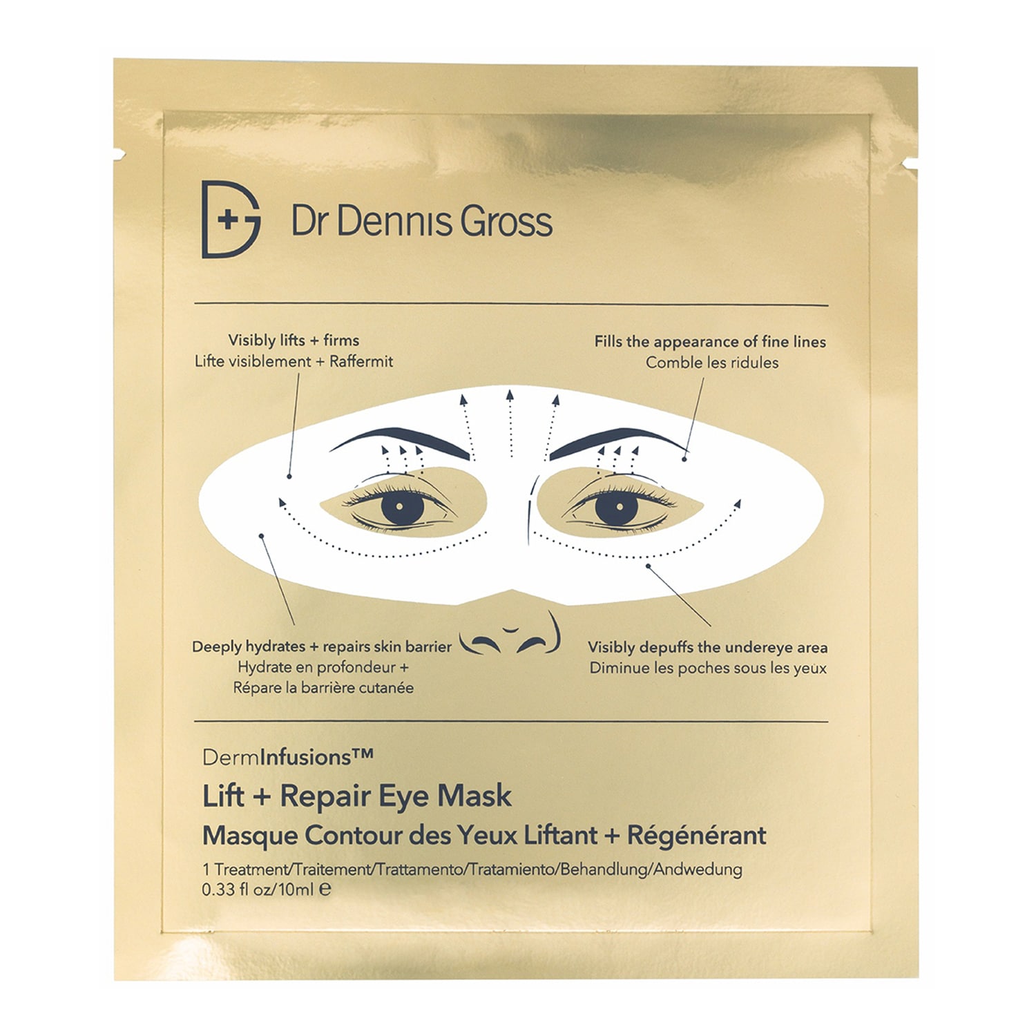 DermInfusions Lift + Repair Eye Mask