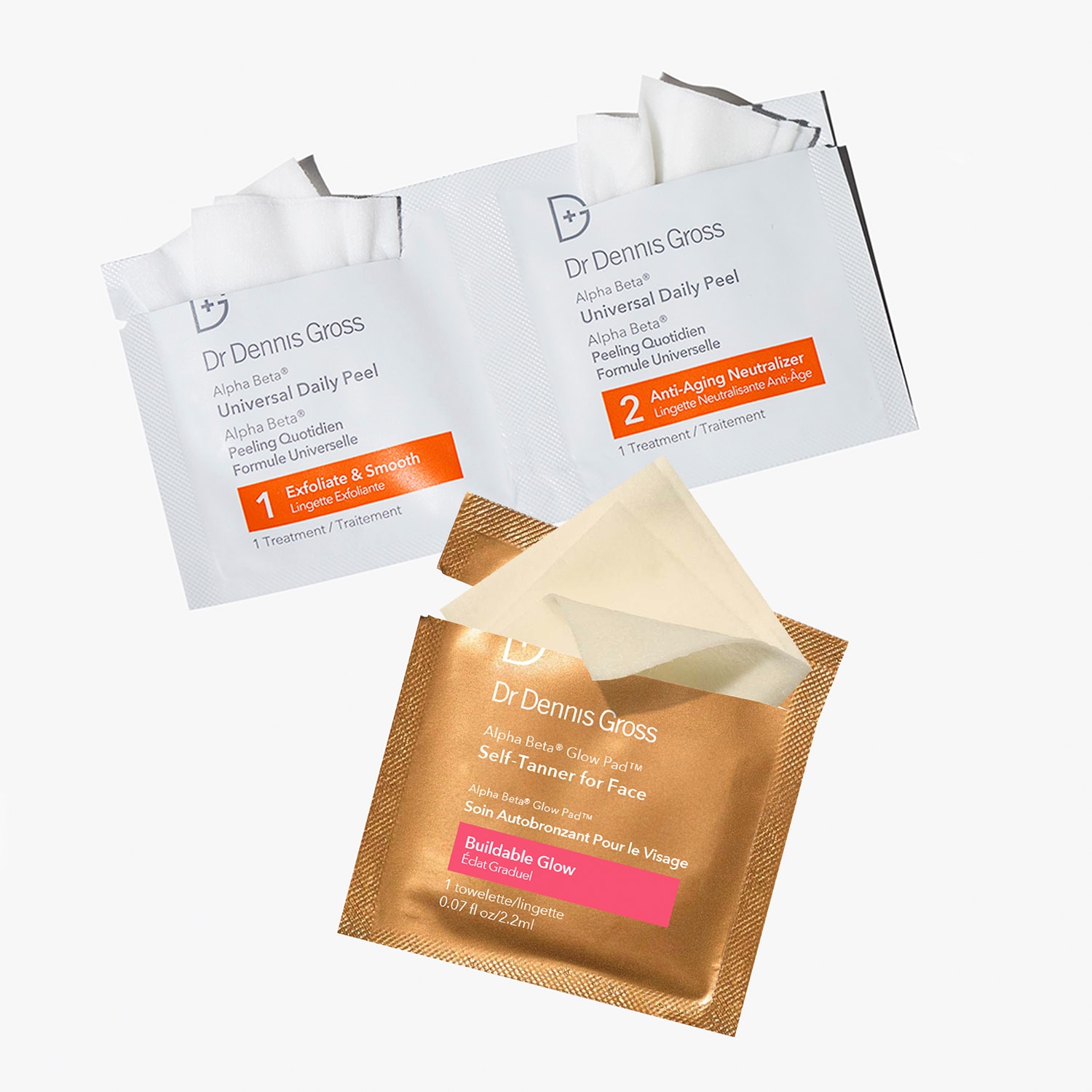 Alpha Beta - Glow Pad Auto-Bronsant pour le Visage