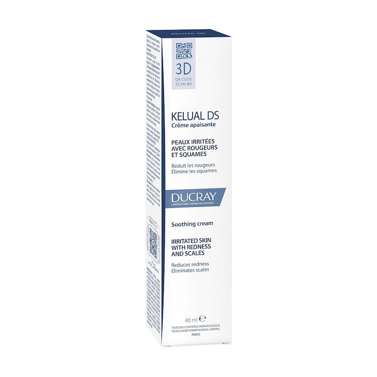Ducray - Crème apaisante visage anti-squames KELUAL DS