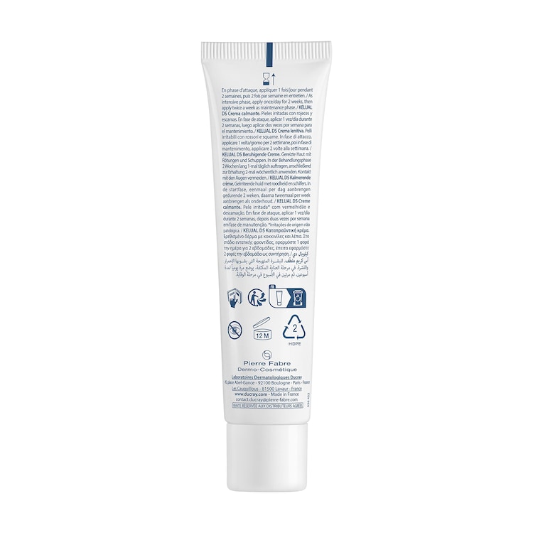 Ducray - Crème apaisante visage anti-squames KELUAL DS