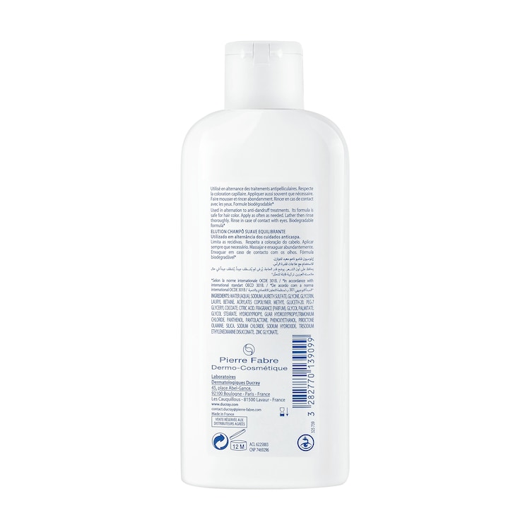 Elution - Shampooing doux équilibrant antipelliculaire