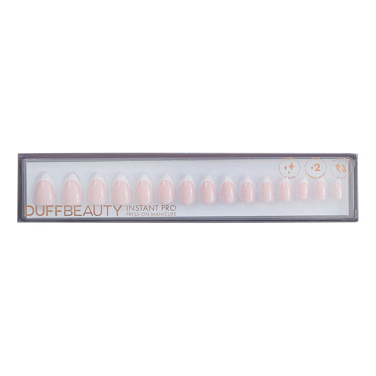 Classic French Medium Almond - Instant Pro Press-on Manicure