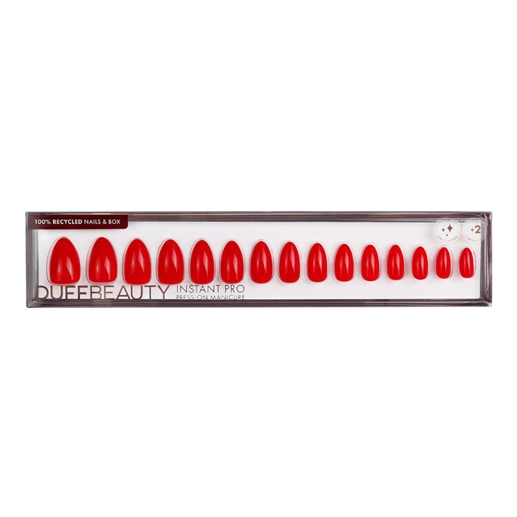 Ruby Red, Medium Almond - Press-on negle