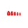 Ruby Red, Medium Almond - Press-on negle