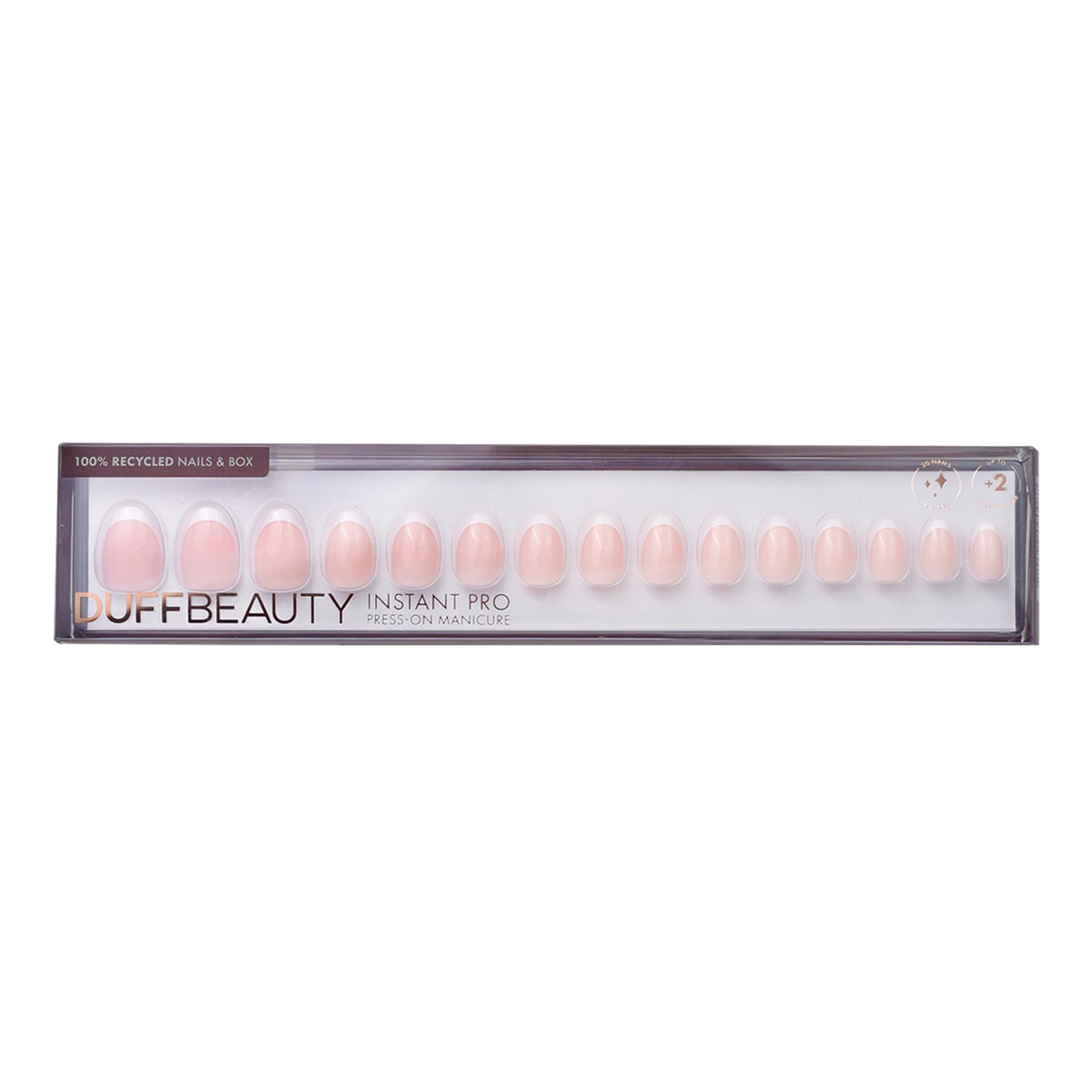DUFFBeauty Classic French, Short Almond - Press-on-Nägel