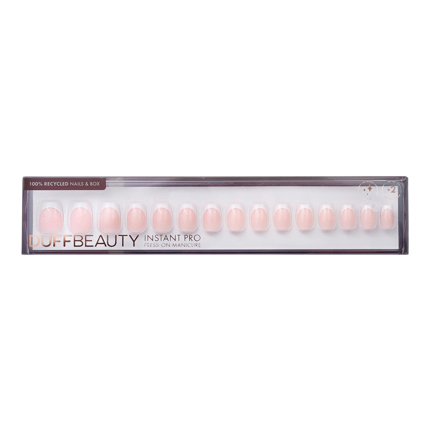 DUFFBeauty Classic French, Square - Press-on-Nägel