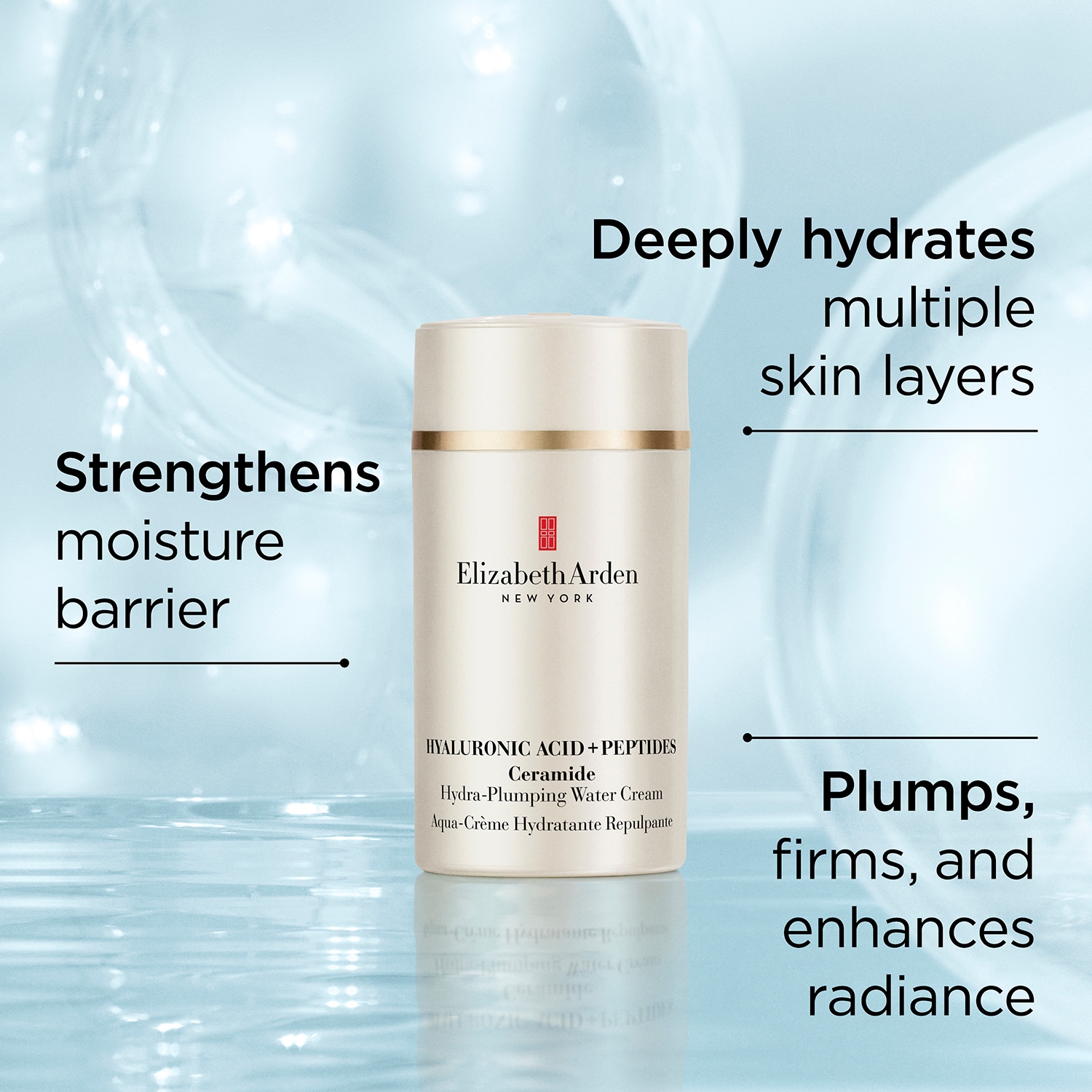 Hyaluronic Acid + Peptides Ceramide Water Cream