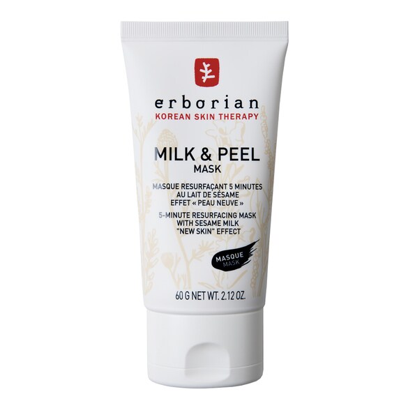 Milk & Peel Mask - Maska od mlijeka s pilingom 5-minutna obnova kože, ERBORIAN