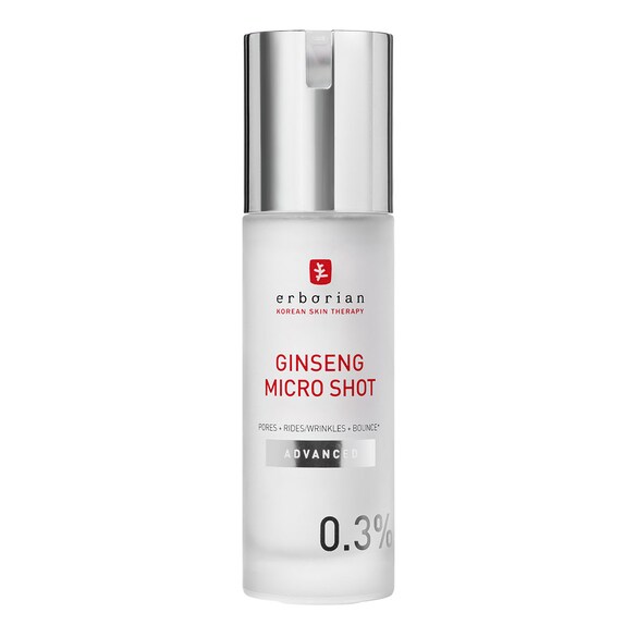 Ginseng Micro Shot 0.1 - Mikroinfuzijski serum za obnovu teksture kože, ERBORIAN