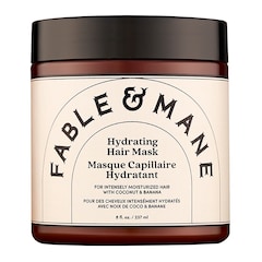 Masque cheveux hydratant intense - Noix de coco et banane, FABLE & MANE