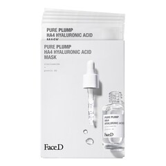 Maschera Pure Plump HA4 Acido Ialuronico - Maschera Viso Formato Viaggio, FACE D