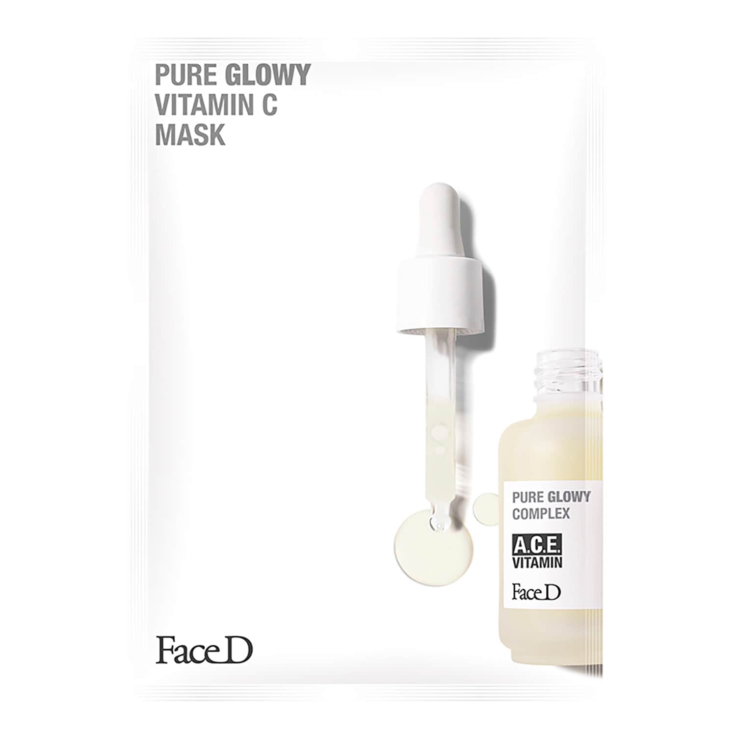 Face D - Pure Glowy Vitamin C Mask - Maschera Viso Illuminante - face D - Pure Glowy Vitamin C Mask - Donna