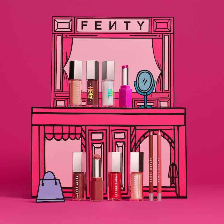 The Fenty Beauty Lip Vault - Coffret 10 Produits Lèvres 
