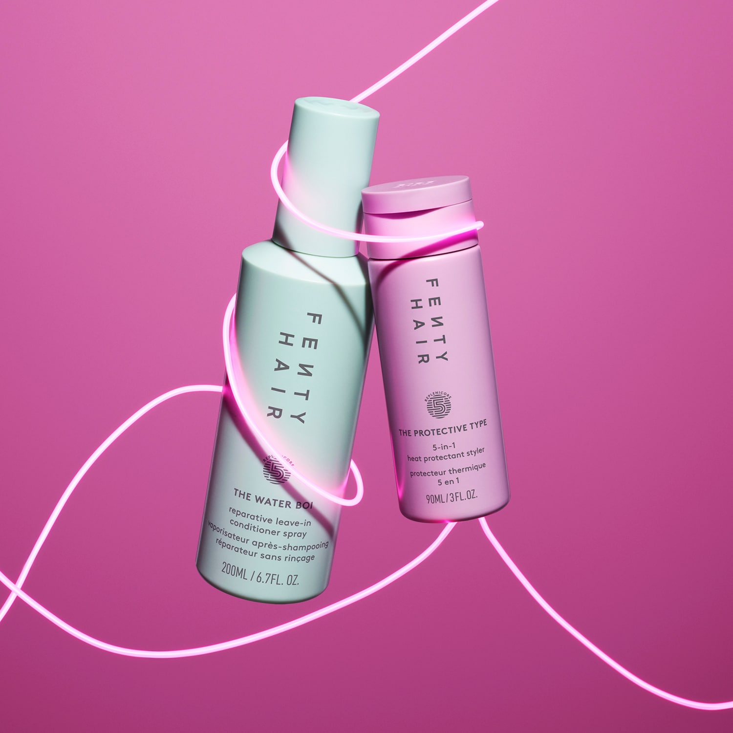 The Hydrated + Hot Ones - Leave-In Conditioner + Heat Protectant Duo