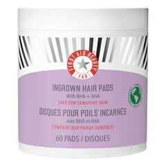 Ingrown Hair Pads - Kompostierbare Pads gegen eingewachsene Haare x60, FIRST AID BEAUTY