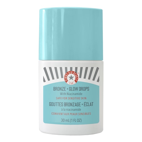 First Aid Beauty - Bronze + Glow Drop - Σταγόνες Μαυρίσματος + Λάμψης με Νιασιναμίδη