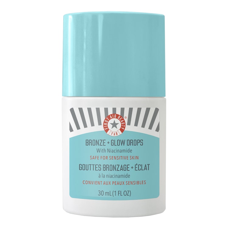 Bronze + Glow Drop - Krople brązująco-rozświetlające z niacynamidem
