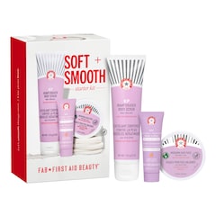 Soft + Smooth Starter Kit - Kit pelle morbida e levigata, FIRST AID BEAUTY