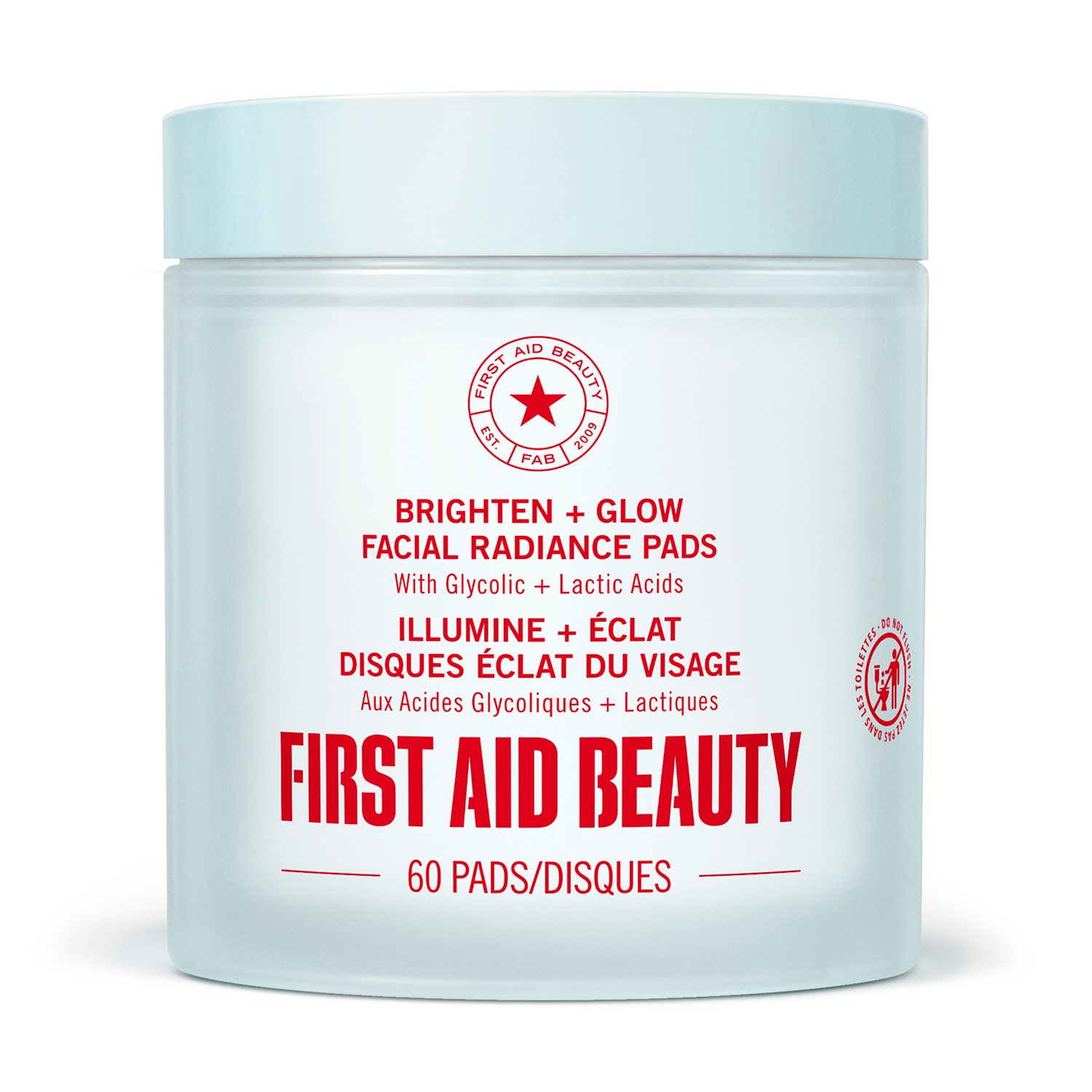 Brighten + Glow Facial Radiance Pads - With Glycolic + Lactic Acids