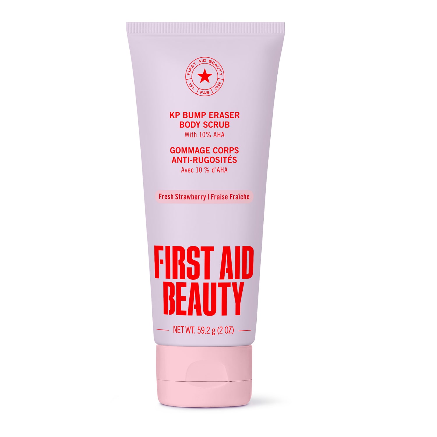 KP Bump Eraser Body Scrub 10% AHA Strawberry - Exfoliate bumps and chicken skin