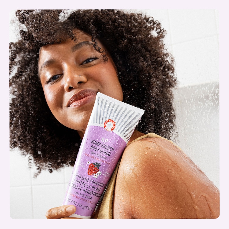 KP Body Scrub Strawberry - Instant Gentle Body Scrub AHA Strawberry