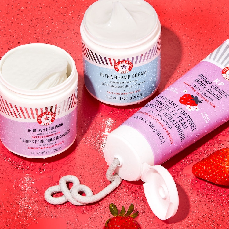 KP Body Scrub Strawberry - Instant Gentle Body Scrub AHA Strawberry