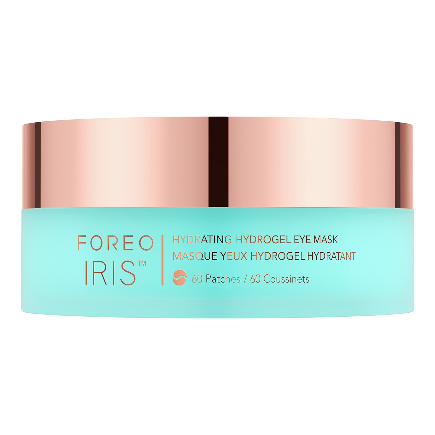 FOREO IRIS™ Hydrogel Eye Mask hloubkově hydratační maska na oční okolí 60x1 ks