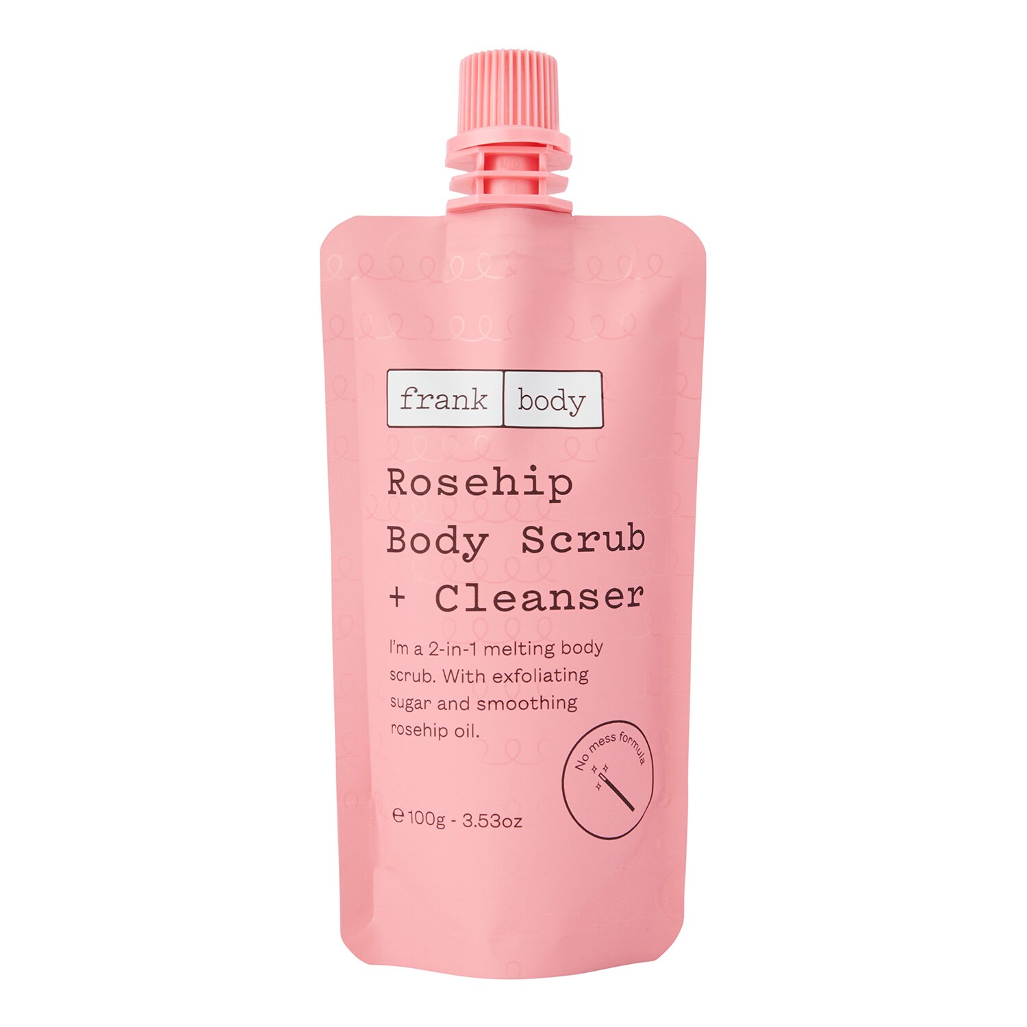 FRANK BODY - Rosehip Body Scrub & Cleanser - Tělový peeling