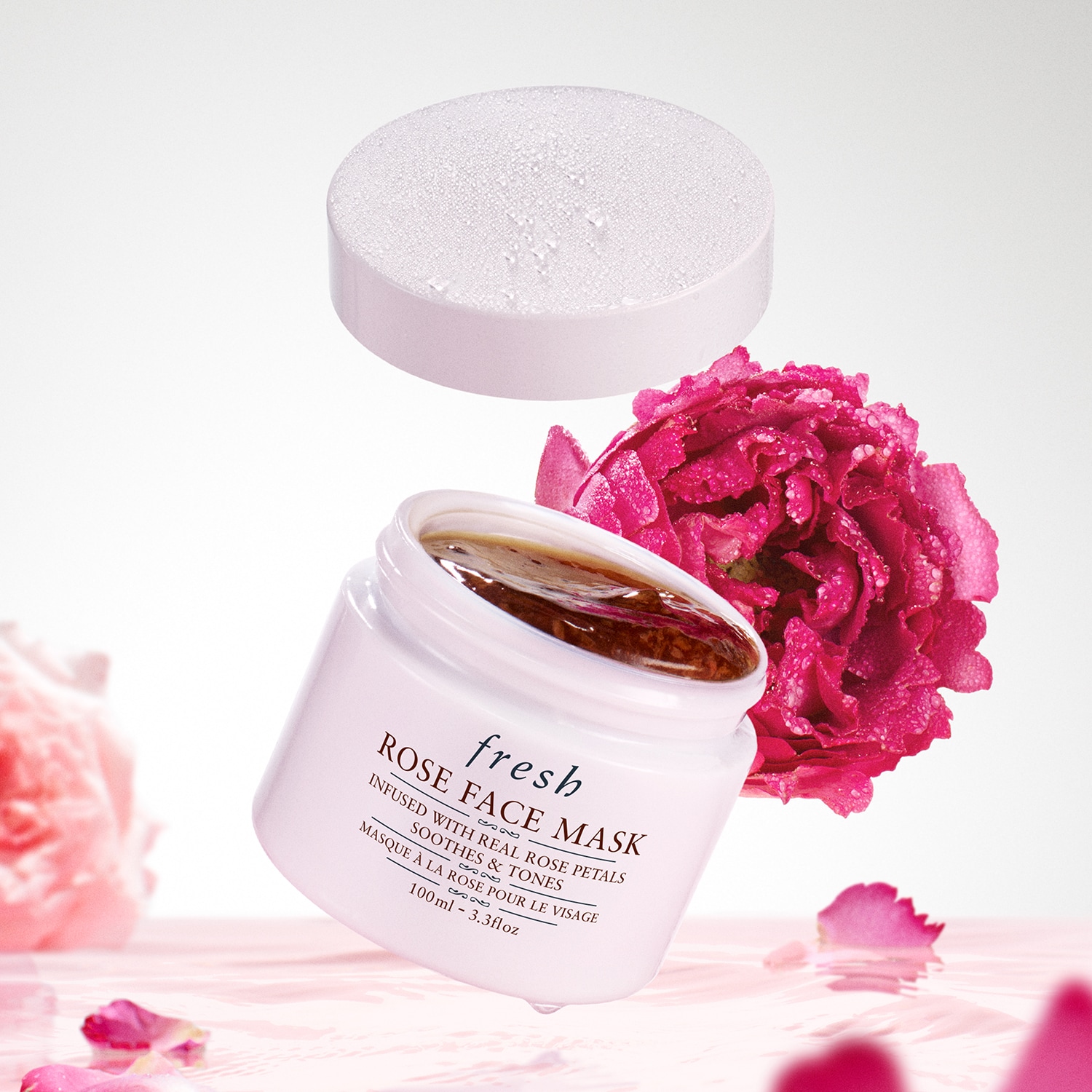 ROSEFORSE FIT STRETCH MASK セット Rose Face Mask - Gül İçeren Nemlendirici Yüz Maskesi | FRESH