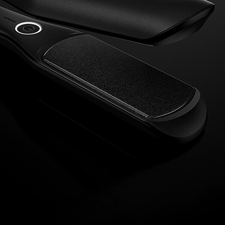 Chronos max - plancha de pelo con placas anchas negra